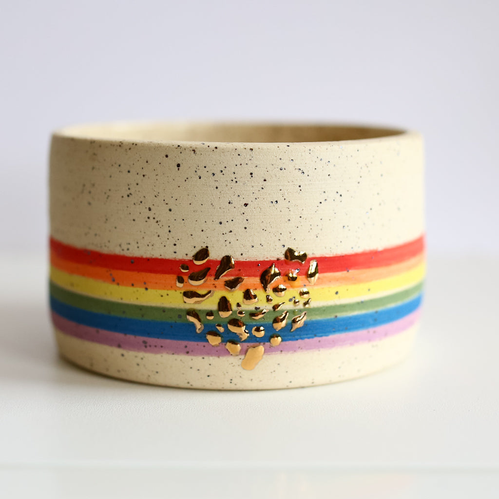 TCK #1337 PRIDE Heart Planter