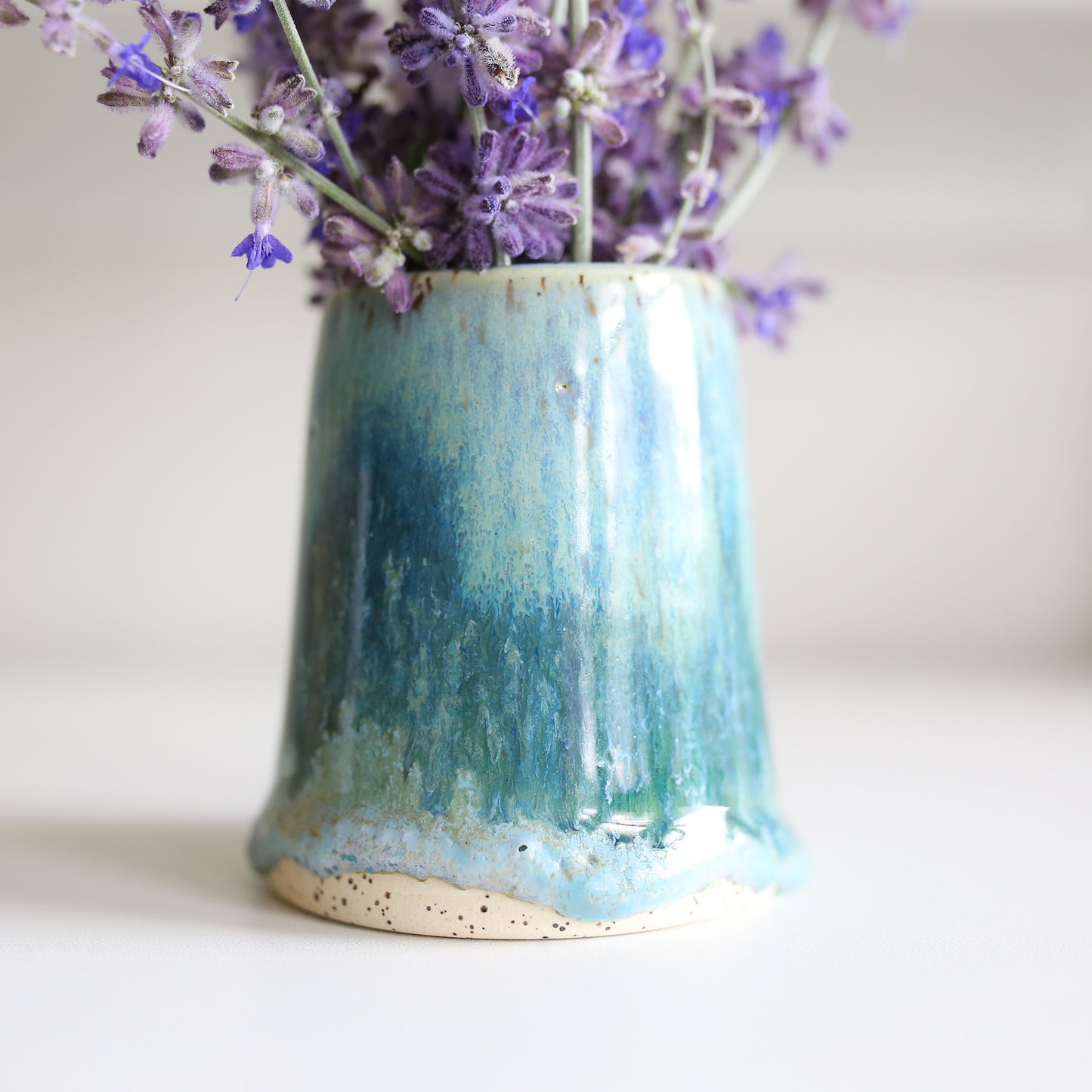 TCK #1610 Blue Melt Vase