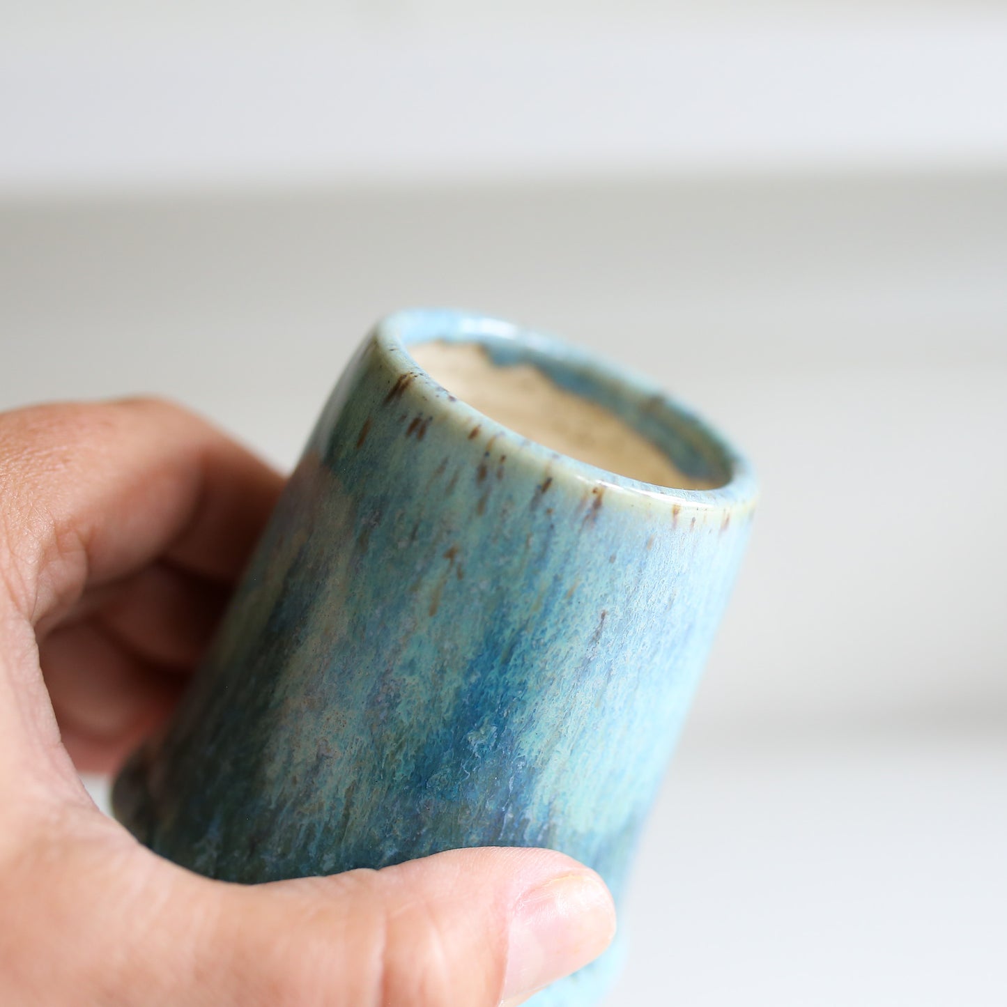 TCK #1610 Blue Melt Vase