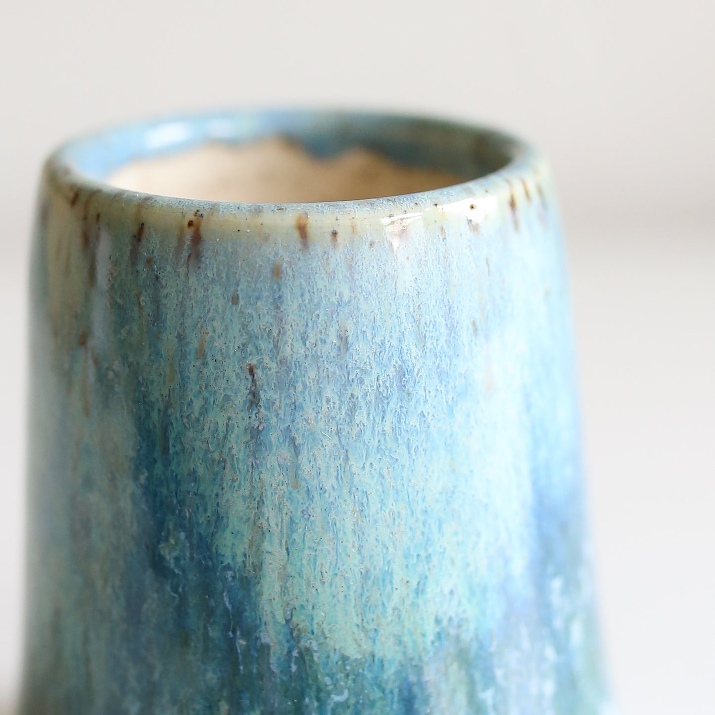 TCK #1610 Blue Melt Vase