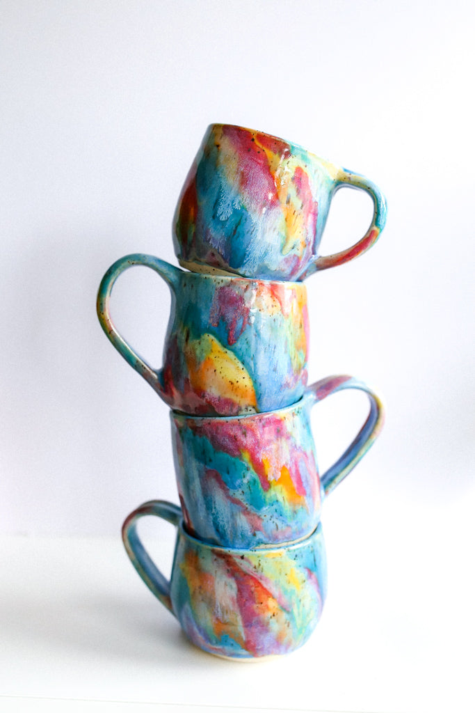 TCK #1308 Rainbow Melt Mug