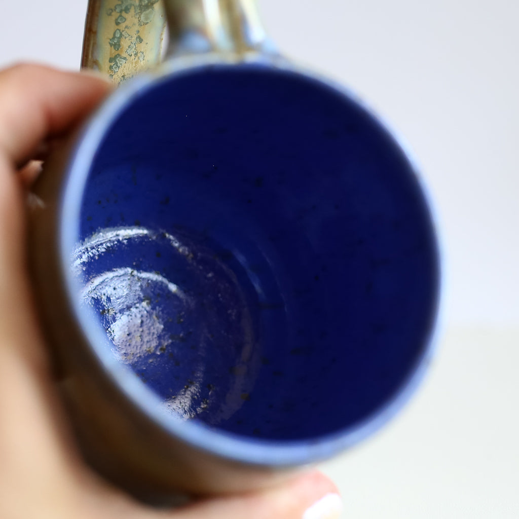 TCK #1327 Eye Mug in Sand Blue