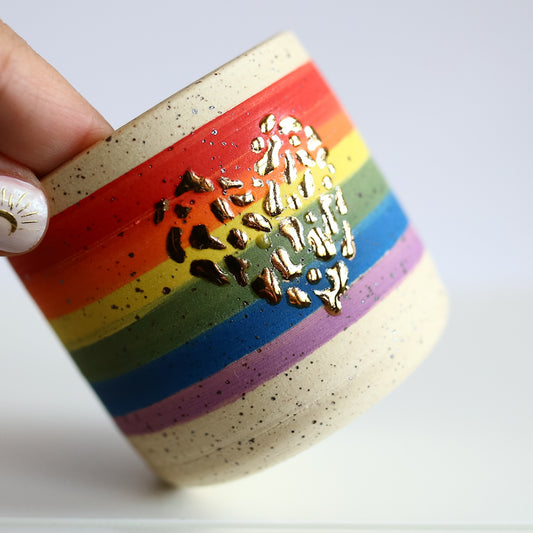 TCK #1339 PRIDE Heart Planter